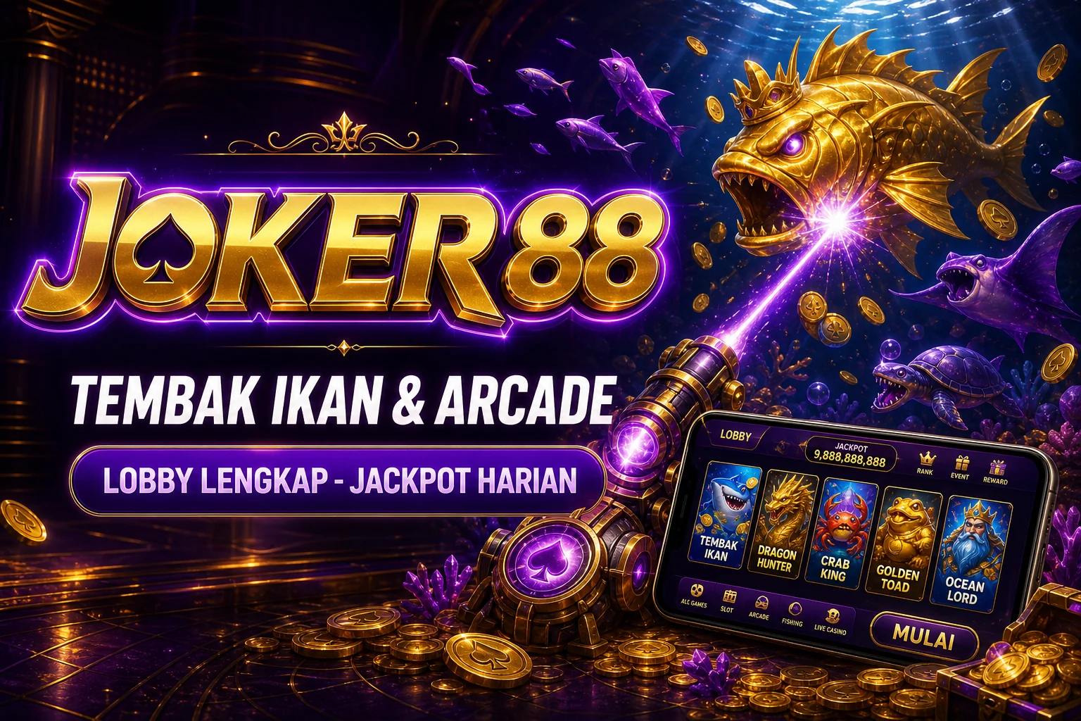 Arcade & fishing games